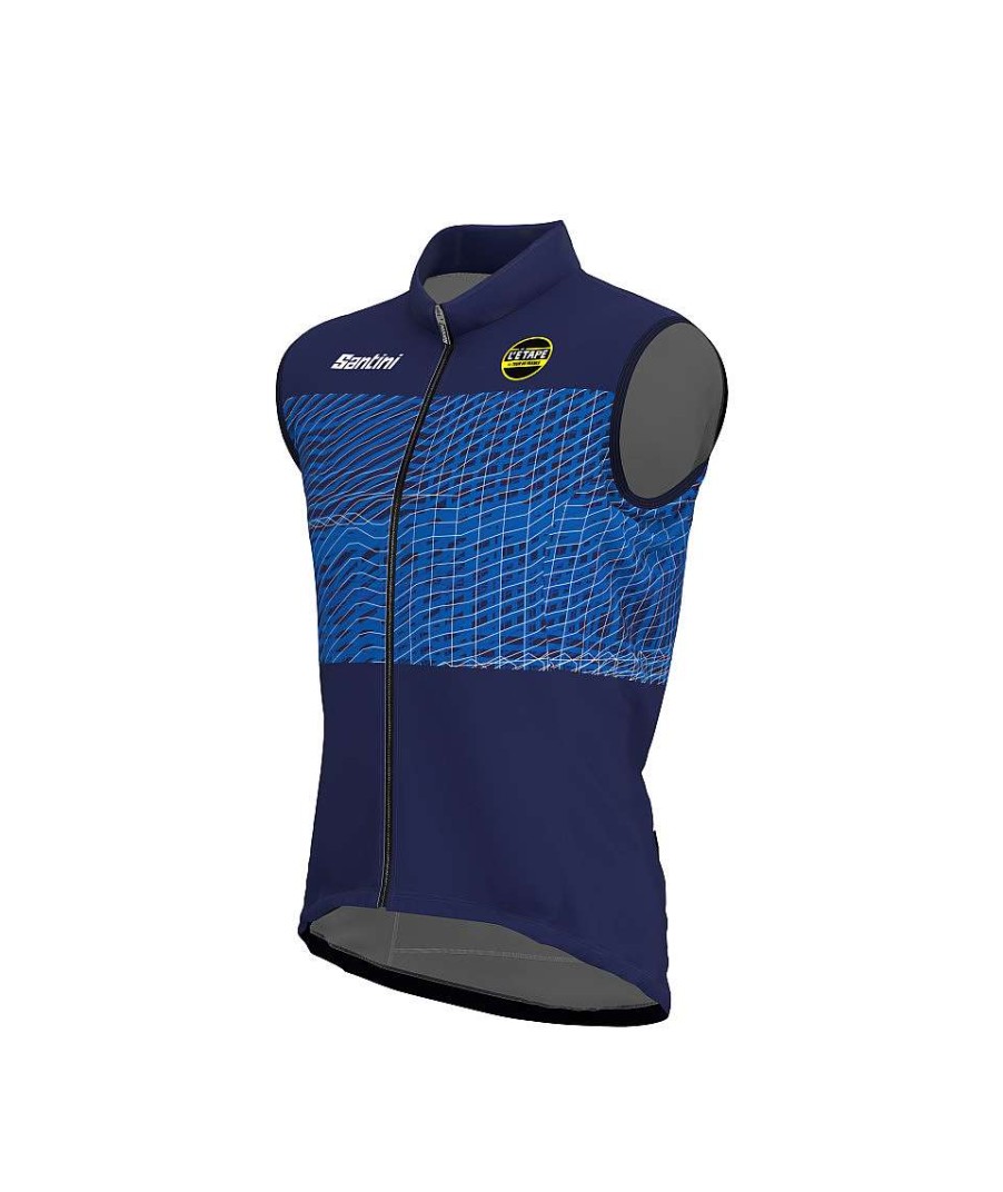 Uomo Santini Gilet | Etape Du Tour 2023 - Gilet Antivento