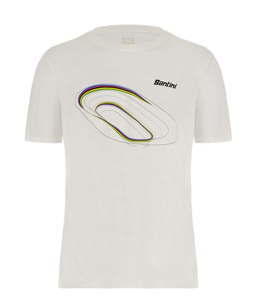 Uomo Santini Abbigliamento Casual | T-Shirt Pista - Uci Official