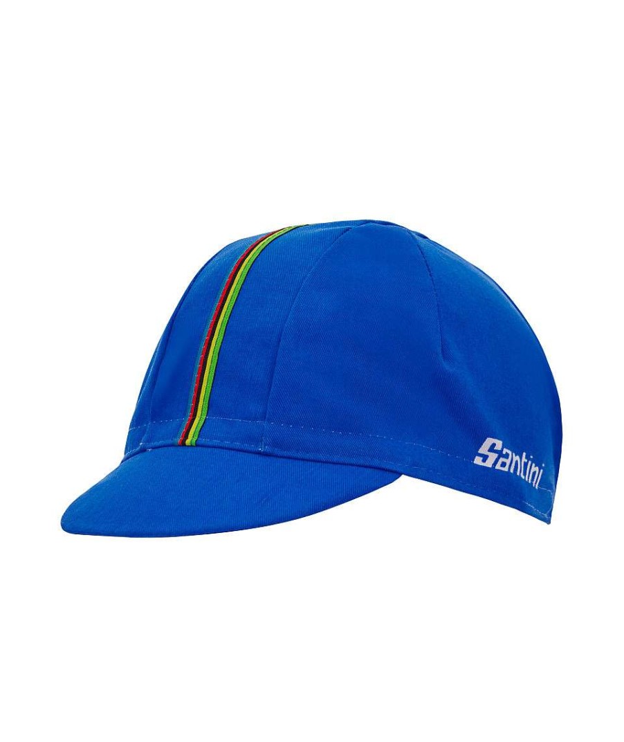 Uomo Santini Copricapo | Uci Official Campione Del Mondo - Cappellino