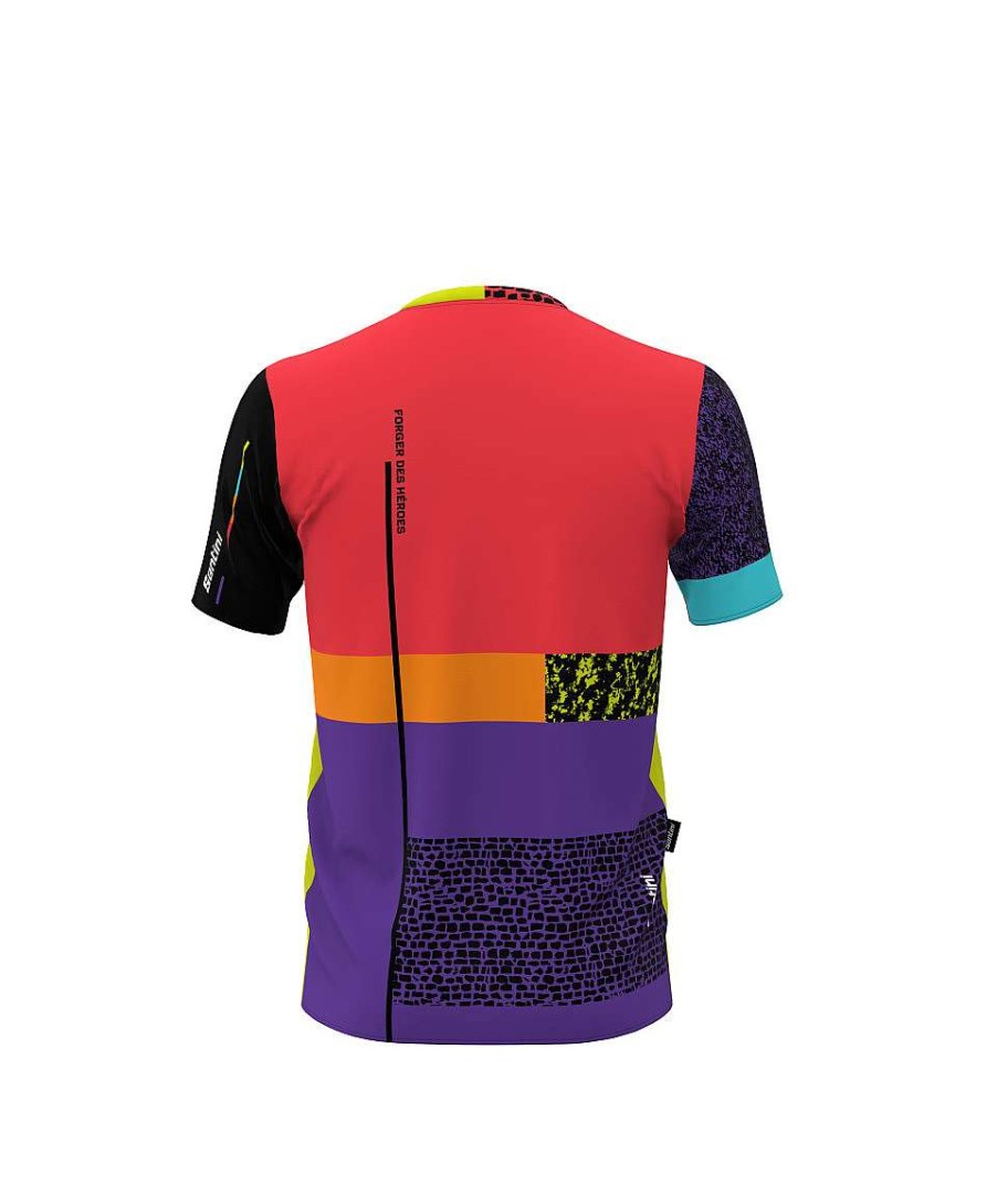 Uomo Santini Maglie Manica Corta | Paris Roubaix Forger Des Heroes - Tech T-Shirt