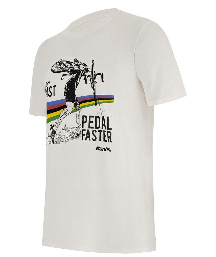 Uomo Santini Abbigliamento Casual | T-Shirt Ciclocross - Uci Official