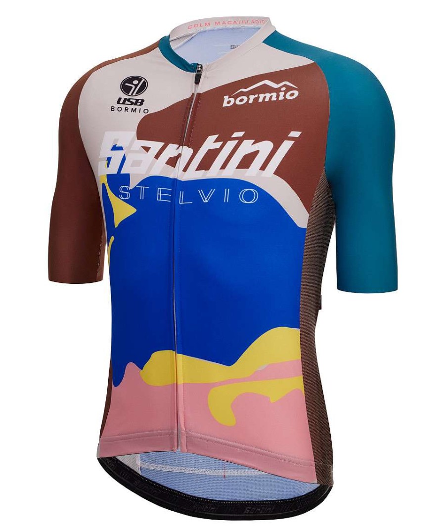 Uomo Santini Maglie Manica Corta | Granfondo Stelvio Santini - Maglia