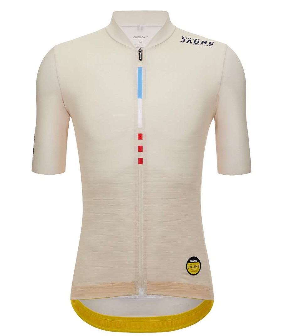 Uomo Santini Maglie Manica Corta | Maillot Jaune - Maglia M. Ventoux