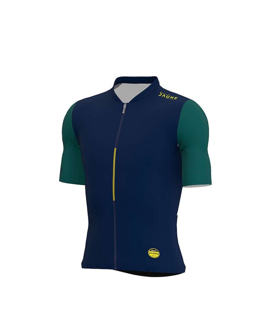 Uomo Santini Maglie Manica Corta | Le Maillot Jaune - Maglia Allez