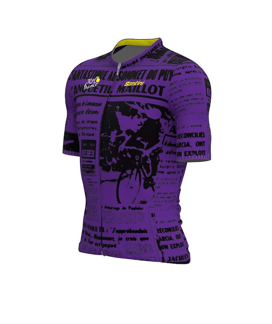 Uomo Santini Maglie Manica Corta | Puy De Dome - Maglia