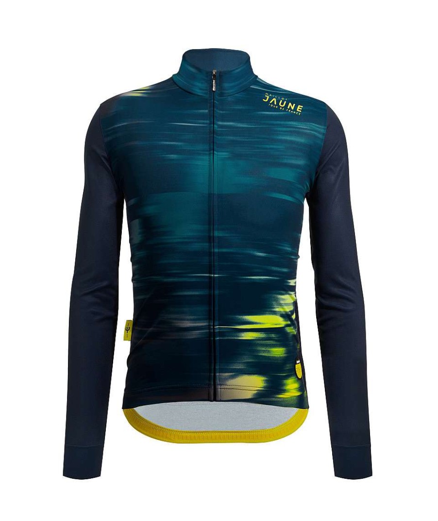 Uomo Santini Maglie Manica Lunga | Le Maillot Jaune - Maglia Manica Lunga