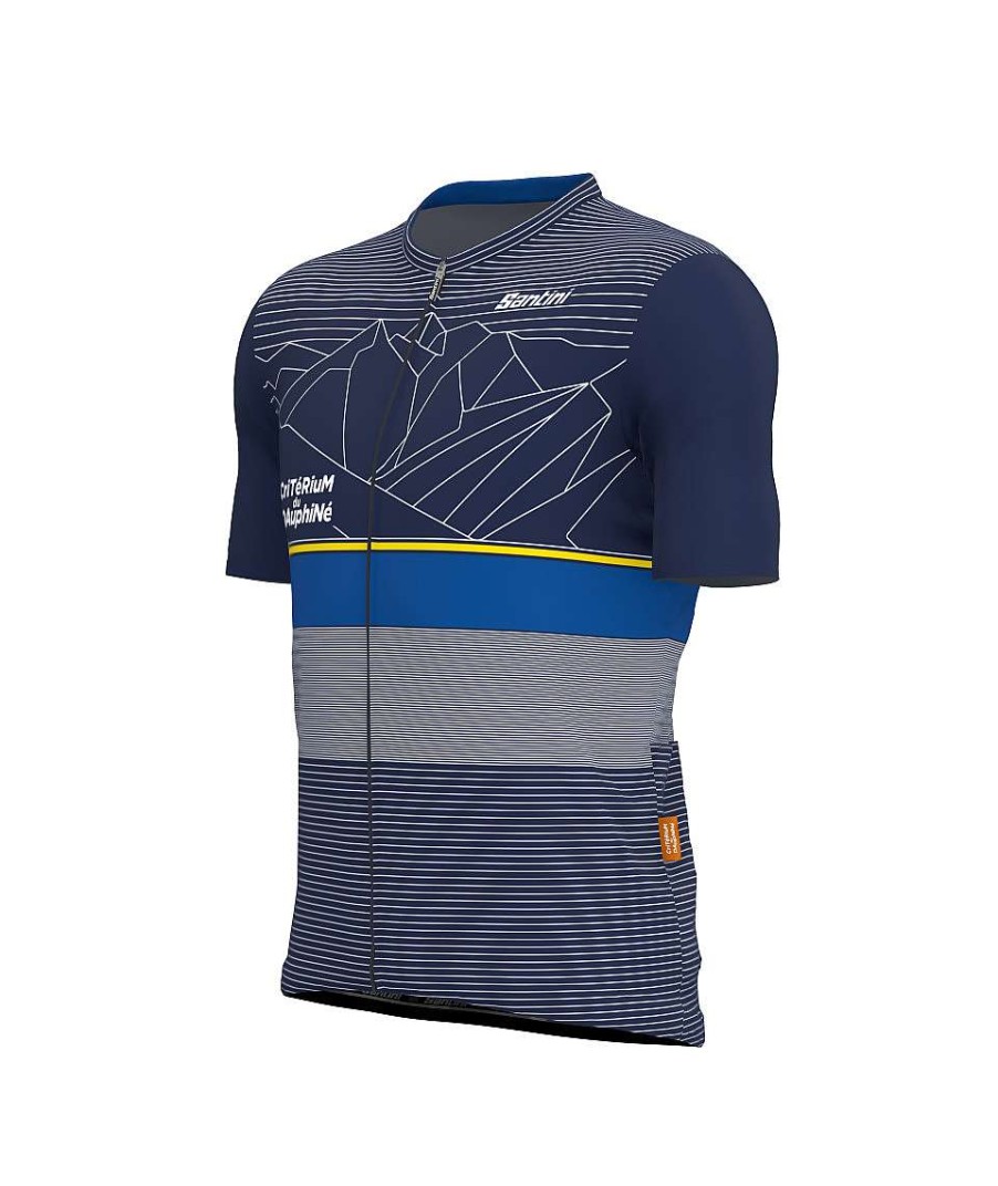 Uomo Santini Maglie Manica Corta | Criterium Du Dauphine - Maglia