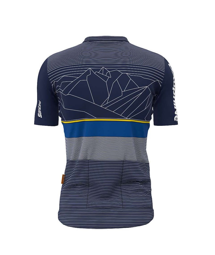 Uomo Santini Maglie Manica Corta | Criterium Du Dauphine - Maglia