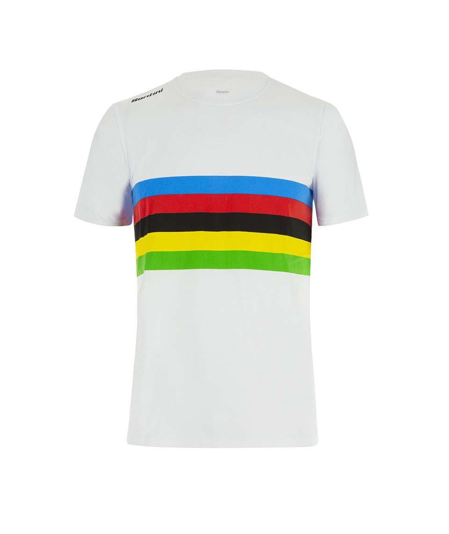 Uomo Santini Abbigliamento Casual | T-Shirt Iride Da Bambino - Uci Official