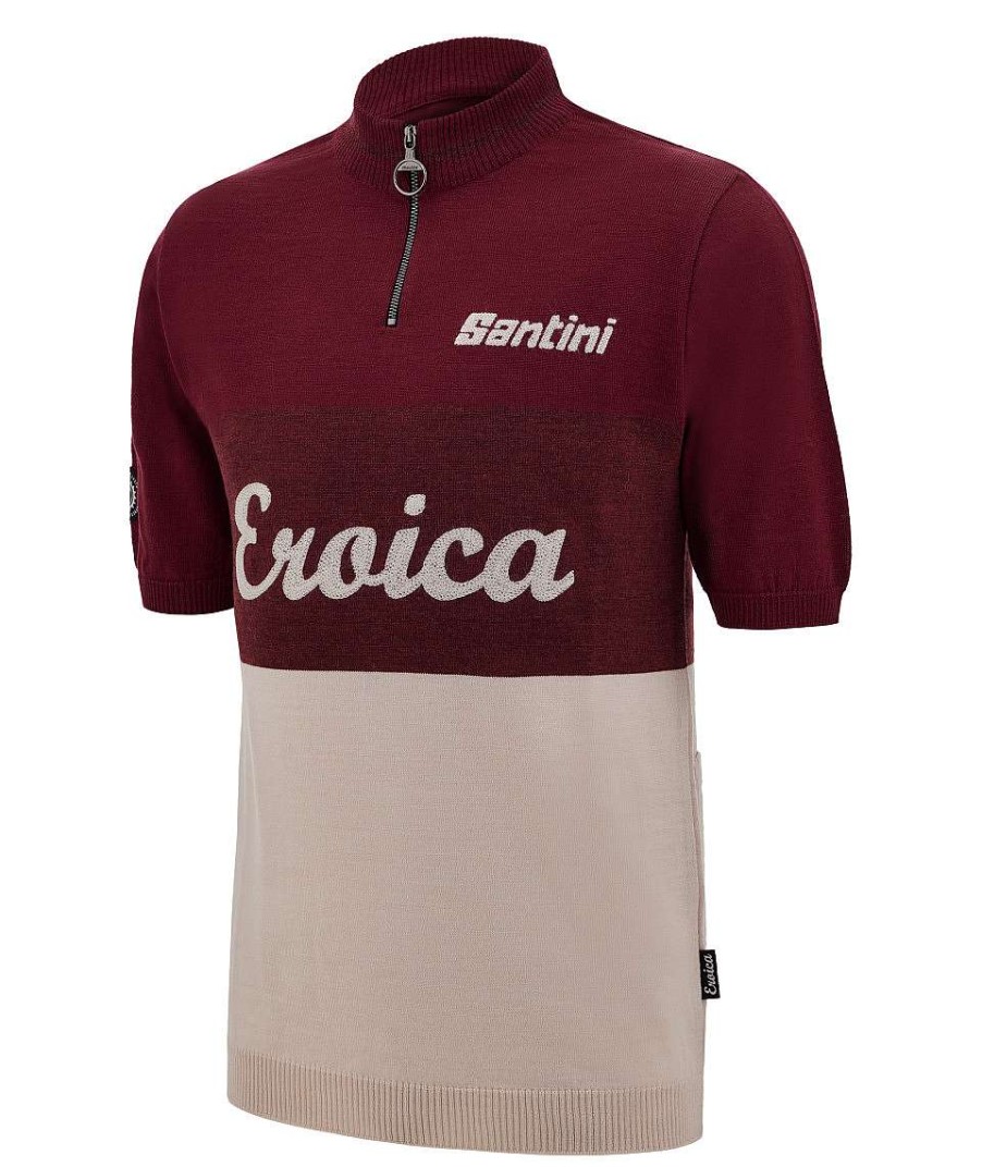 Uomo Santini Maglie Manica Corta | Vento - Maglia Lana