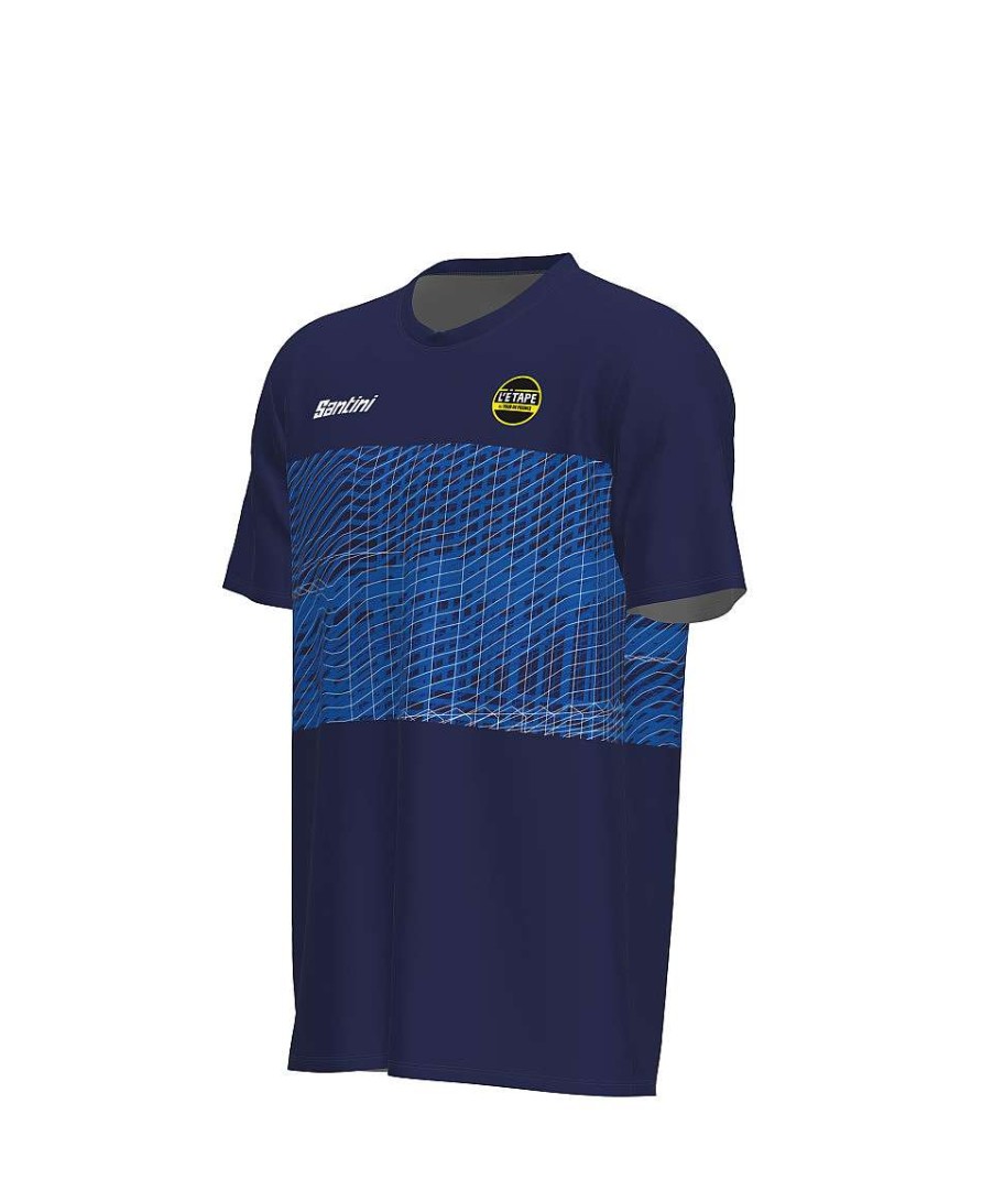 Uomo Santini Maglie Manica Corta | Etape Du Tour 2023 - T-Shirt