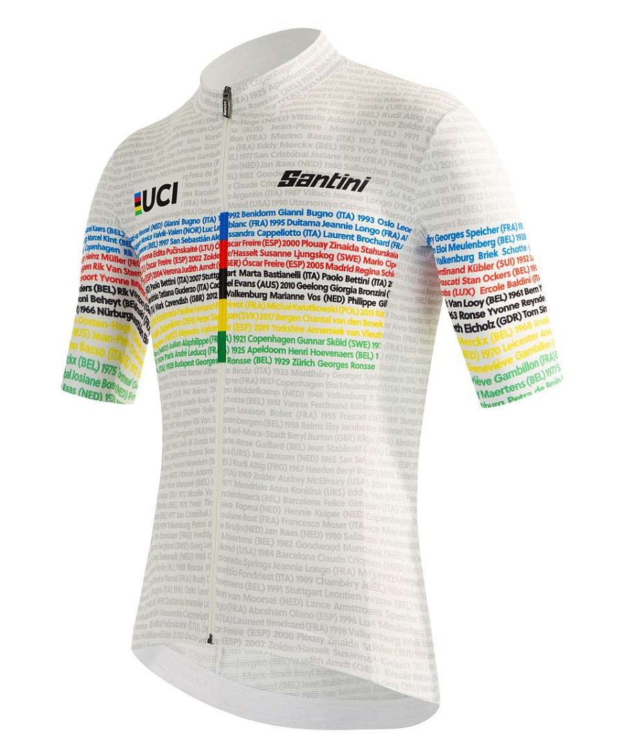 Uomo Santini Maglie Manica Corta | Uci Road 100 Champions - Maglia