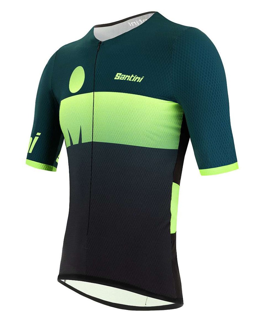 Uomo Santini Maglie Manica Corta | Audax - Maglia Triathlon