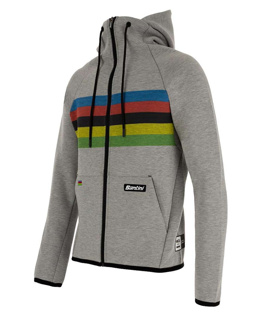 Uomo Santini Abbigliamento Casual | Felpa Con Cappuccio - Uci Official