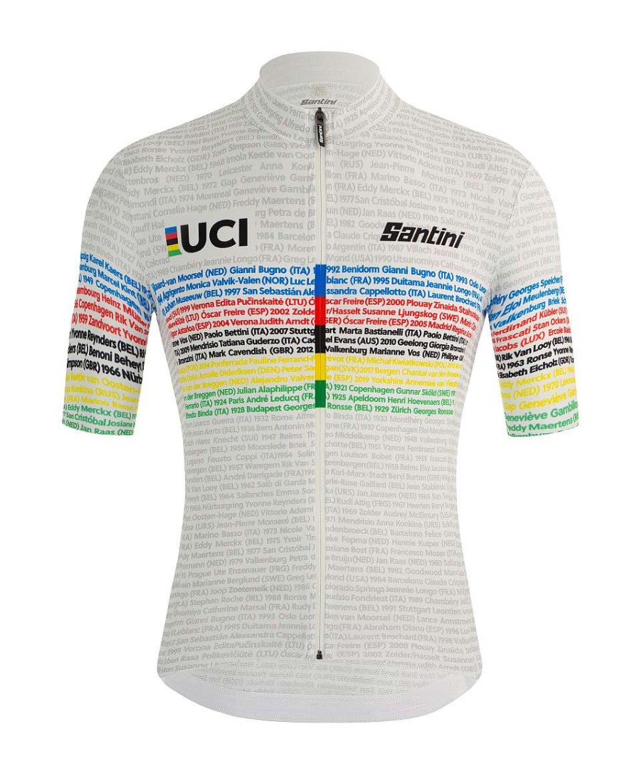 Uomo Santini Maglie Manica Corta | Uci Road 100 Champions - Maglia