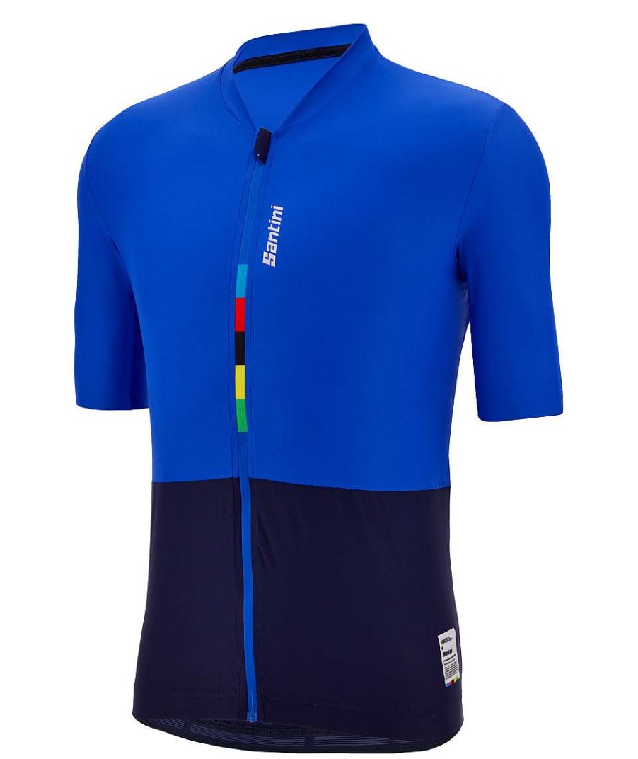 Uomo Santini Maglie Manica Corta | Uci Official - Maglia Riga