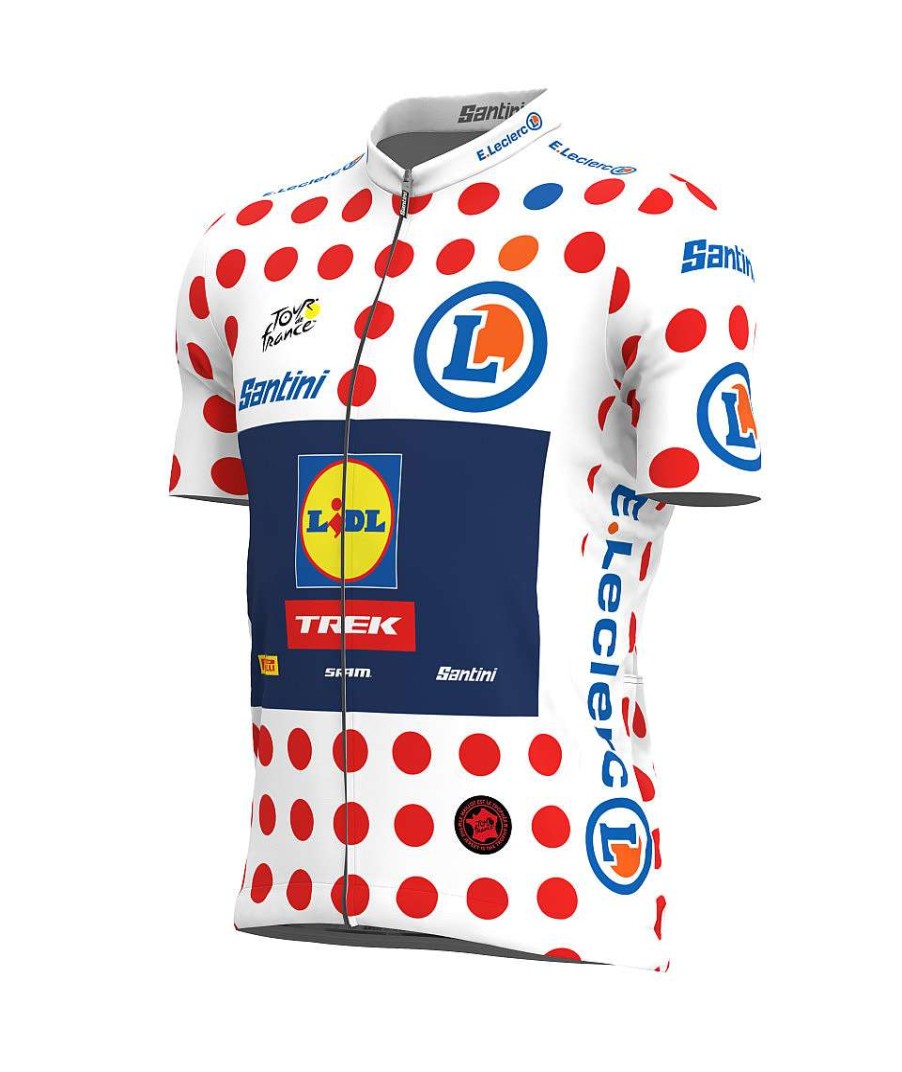 Uomo Santini Maglie Manica Corta | Tour De France 2023 - Maglia Miglior Scalatore