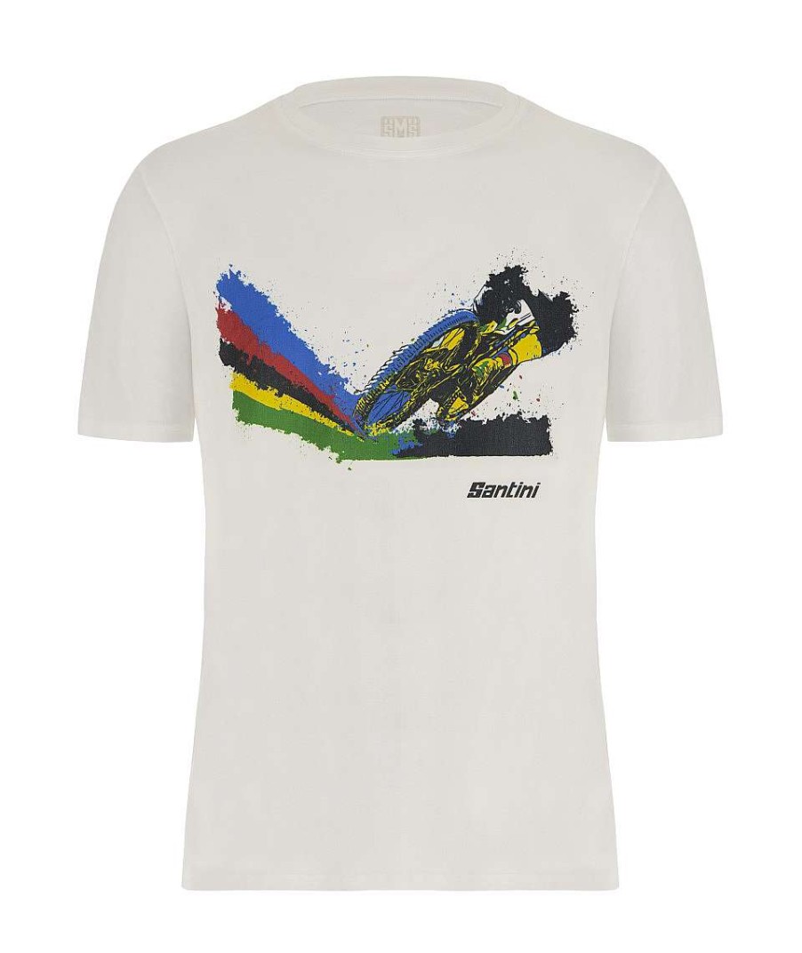 Uomo Santini Abbigliamento Casual | T-Shirt Mtb - Uci Official